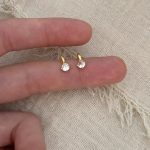 Korean Style 925 Sterling Silver Plated 18K Gold Shiny Zircon Elegant Earrings for Women Sweet Girl Jane All-match Earrings