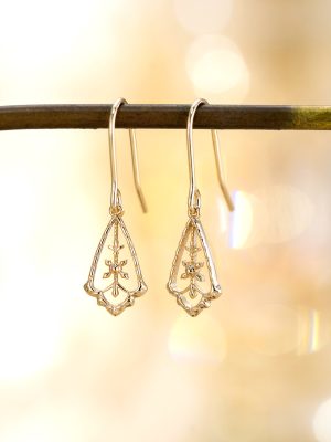S925 Sterling Silver Diamond Hollow Pattern Earrings Women's Light Luxury Micro-inlaid Zircon Pendant Commuter All-match Trendy Jewelry Set