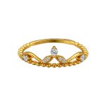 color: Crown Ring-Gold / size: US Code 7