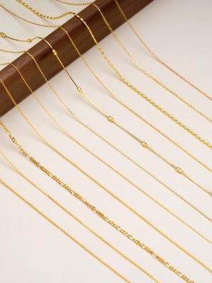 925 sterling silver necklace cross chain car flower letter chain flash O chain DIY naked chain men and women available with chain wholesale