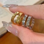 All-body 925 Sterling Silver Plated 18K Gold Crushed Ice Ice Ice Ear Buckle Women's Light Luxury Flash Exquisite High-grade Ear Ring Earrings