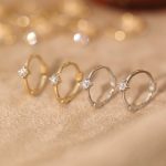 color: Small 18K Gold Pair