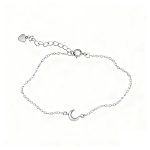 color: White gold -15+3cm extended chain
