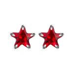 color: July (Red Glass) / Style: white gold