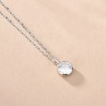 color: White zirconium (April) / Style: white gold