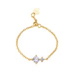 color: April [White Zirconium]] / size: white gold