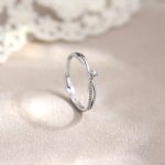 color: Star Cross Ring (White Gold) / size: Opening adjustable