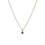 color: Emerald Diamond / size: 14K Gold