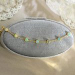color: Natural Opal Bracelet / Style: white gold