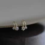 S925 sterling silver smart tassel ear ring CHIC wind ear hole female shiny zircon earrings bath sleep without picking