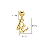 color: W (single pendant) / Style: white gold