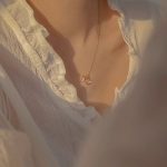 Heart to Heart Necklace Women's S925 Sterling Silver Plated 14K Gold Light Luxury Design Love Diamond Clavicle Chain Ouni Na