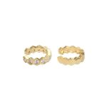 color: 14K Gold-Irregular Pair