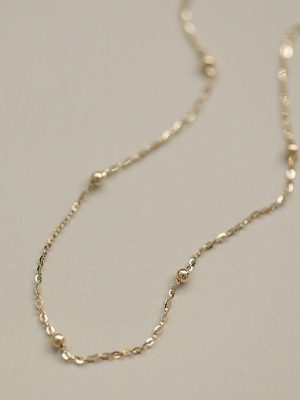 S925 Sterling Silver Plated 18K Gold Bracelet Women's Gold Bean Beads Korean Style Ins Style Elegant All-Match Simple Commuter