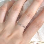 color: white gold / size: US Code 5