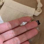 color: Berlin Love Letter Ring-White Gold / size: US Code 5