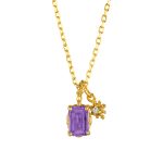 color: Amethyst Necklace