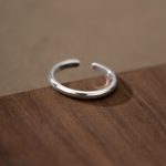 color: white gold / size: Opening adjustable