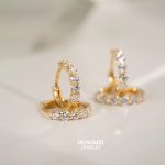 color: Inside diameter 8MM gold pair