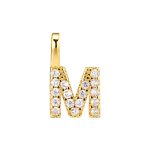color: M (single pendant) / Style: 18K Gold