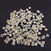 color: 14k gold pair [silver rubber stopper]] / size: Rubber stopper