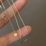 color: Gold 40+5cm extended chain