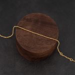 color: Extremely fine round bead bracelet-gold