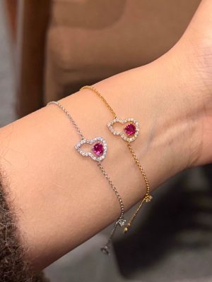 All-Body S925 Sterling Silver Gourd Diamond Bracelet Women's Light Luxury All-Match Personalized Hollow Design Bracelet Ouni Na