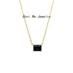 color: 14K Gold-Black Diamond