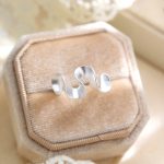 color: Wave Ring-Silver / size: opening adjustable]