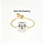 color: 14K Gold / size: Push-pull adjustable