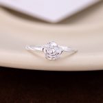 color: Rose Ring-Silver / size: Opening adjustable