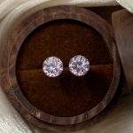 color: Holding flower light powder zirconium (single) / Style: 6mm