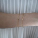 color: 14K Gold-Triangle Bracelet