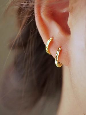 S925 Sterling Silver Ear Buckle Elegant Small Fresh Artistic Geometric Car Flower Sweet Elegant All-match Earrings Earrings for Women