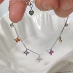 color: White gold dopamine bracelet