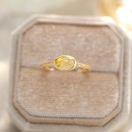 color: Golden Hair Crystal Ring / size: US Code 7