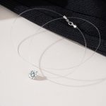 color: Zirconium White with Eight Heart and Eight Arrows / Style: 6mm(45cm)