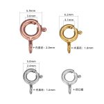 color: 5mm / Style: Plain silver (electroless)