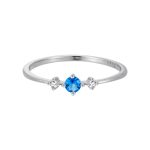 color: white gold / size: US Code 6