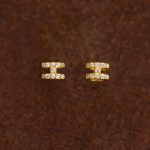 color: Diamond large H gold/pair (including ear plug)