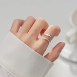 color: Silver opening adjustable / size: Opening adjustable