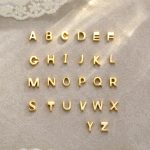 color: Gold DIY Alphabet Pendant / Style: Love