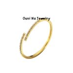 color: 14K Gold / size: Open Ring