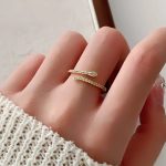 color: Gold / size: Opening adjustable