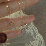 S925 Sterling Silver Gold-plated Design Tassel Ear Wire Women's High-grade Earrings Long All-match Beanie Ear Chain Ouni Na