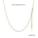 color: Single Snake Chain Gold
