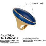 color: A488-Gold Ring / size: US 8
