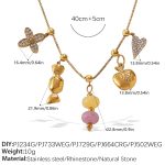 color: XL784G6 Multi-element Necklace