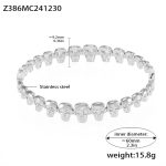 color: Z386-Steel Color Bangle